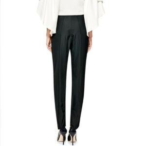 Black Slim-fit Cotton-faille Trousers